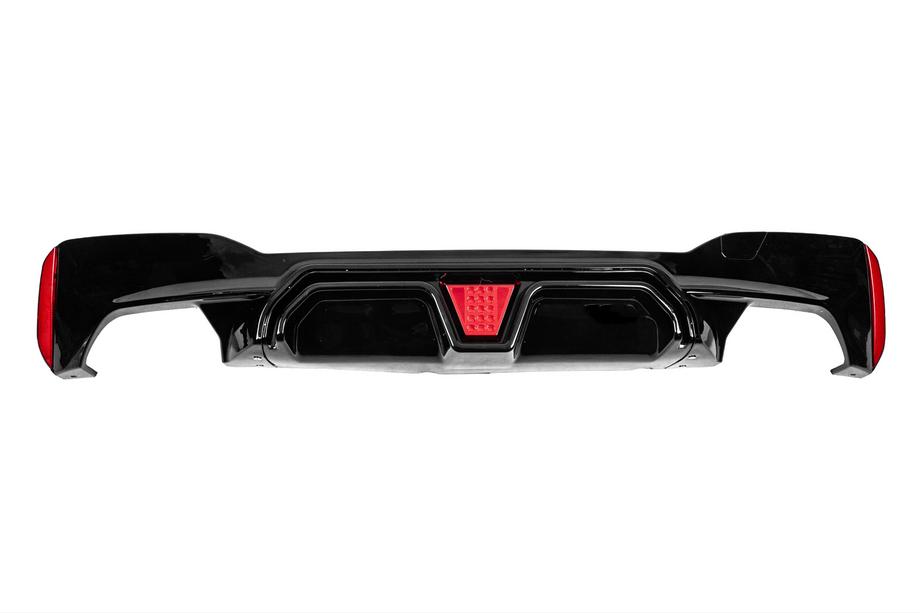 BMW 5-serien G30/G31 2017–2023 CS-Style LED bakre stötfångardiffusor (för M-Sport/M5 F90, ABS) Image