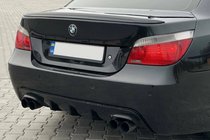 BMW 5-serien E60/E61 2003–2010 Bakre stötfångardiffusor (för M-Sport, ABS) foto 1