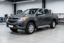 Mazda BT-50 2012– Sidosteg Rainbow (2 st, aluminium) foto 1