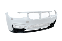 BMW 3-serien F30/F31 2012–2019 Främre lipspoiler BM (för M3-LOOK, blank svart) foto 3