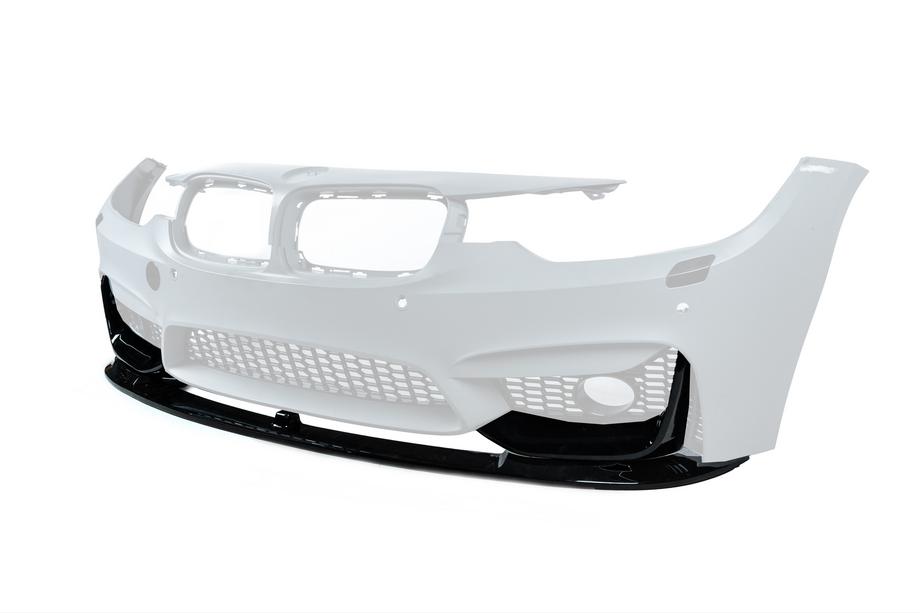 BMW 3-serien F30/F31 2012–2019 Främre lipspoiler BM (för M3-LOOK, blank svart) Image