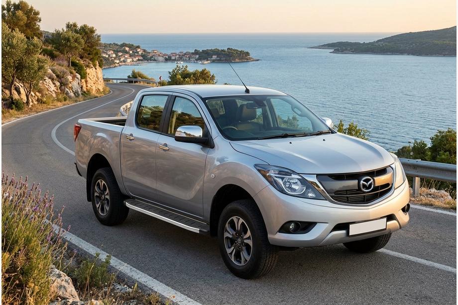 Mazda BT-50 2012– Sidosteg Fullmond (2 st, aluminium) Image