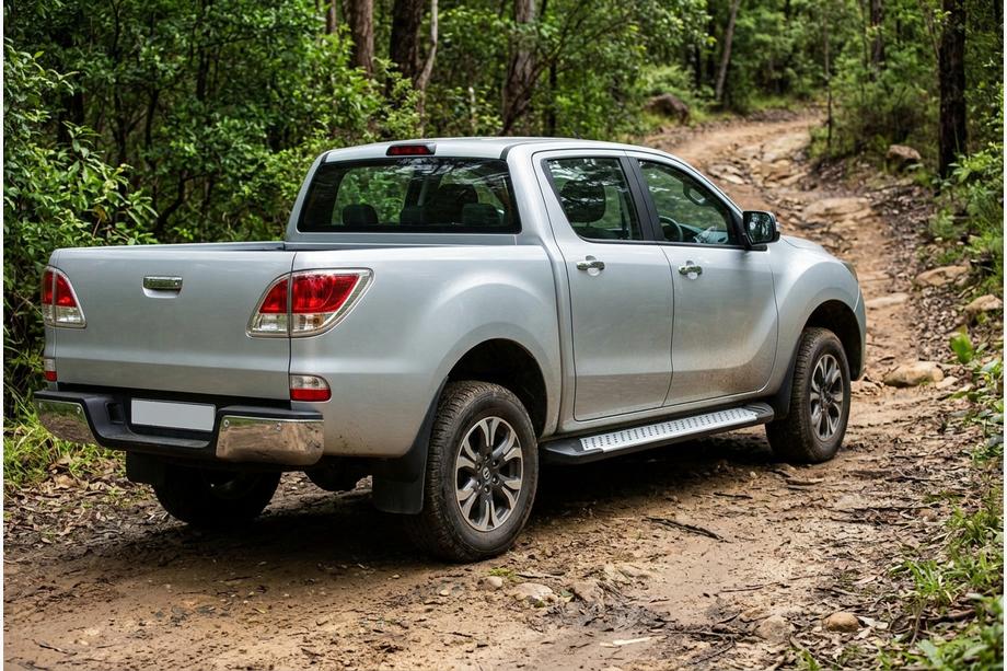 Mazda BT-50 2012– Sidosteg X5-typ (2 st, aluminium) Image