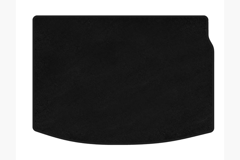 Renault Megane III 2009–2016 Premium textil bagagerumsmatta (HB, svart) Image