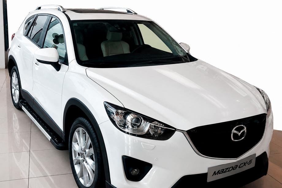Mazda CX-5 2012–2017 Sidosteg RedLine V1 (2 st, aluminium) Image