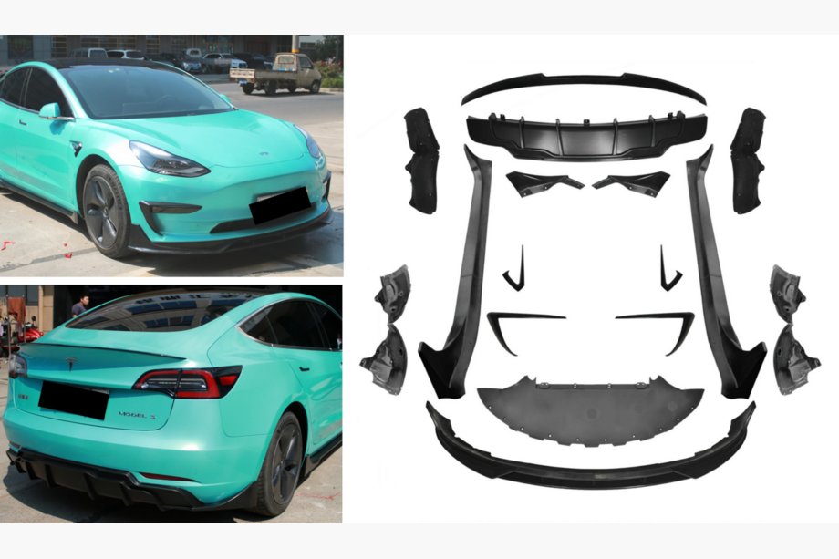 Tesla Model 3 2017– Bodykit-sats (2017-2023) Image