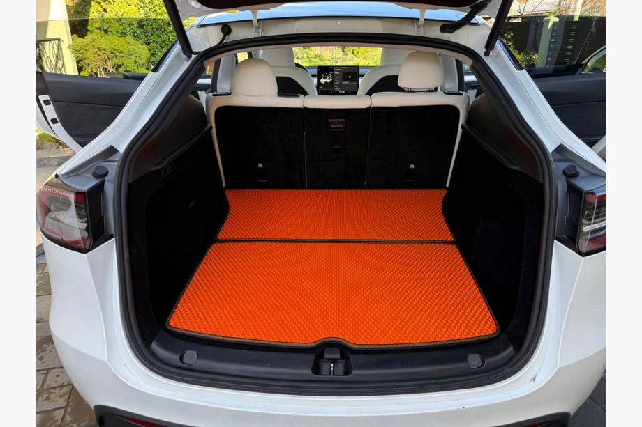 Tesla Model Y 2020– EVA V2 bagagerumsmatta (2020-2024, Orange) Image