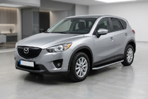 Mazda CX-5 2012–2017 Sidosteg Tayga Grey (2 st, aluminium) foto 1