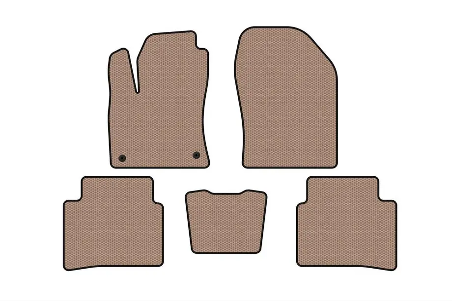 Toyota Prius 2015–2022 Gummimattor Carsuit (LB, beige) Image