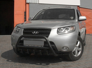 Hyundai Santa Fe 2 2006–2012 Frontbåge WT003 Black (rostfritt stål) foto 3