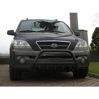 Frontbåge WT003 Black (rostfritt stål) Kia Sorento I BL 2002–2009 foto 2