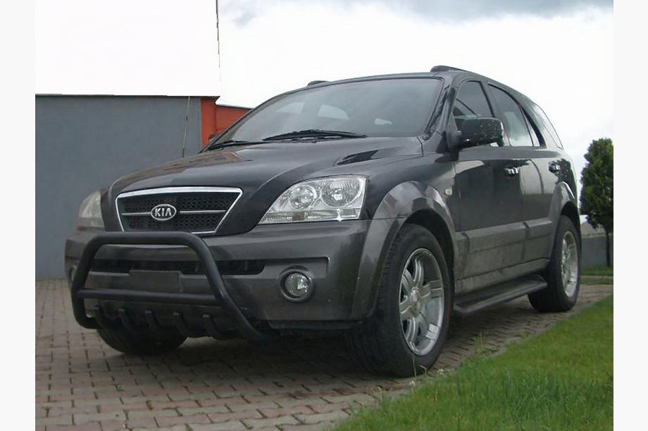 Kia Sorento I BL 2002–2009 Frontbåge WT003 Black (rostfritt stål) Image