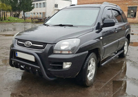 Kia Sportage 2004–2010 Frontbåge WT003 Black (rostfritt stål) foto 4