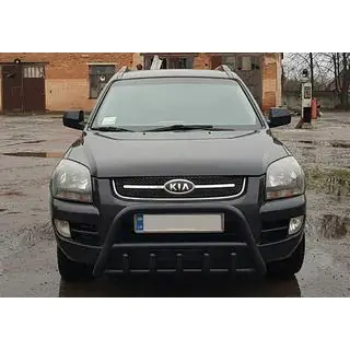 Frontbåge WT003 Black (rostfritt stål) Kia Sportage 2004–2010 foto 1