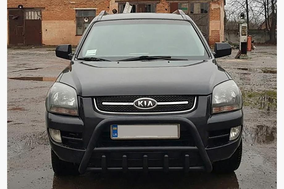 Kia Sportage 2004–2010 Frontbåge WT003 Black (rostfritt stål) Image