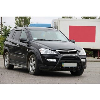 Frontbåge WT004 Black (rostfritt stål) SsangYong Action 2005–2018 foto 3