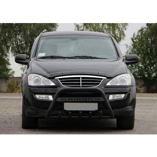 Frontbåge WT004 Black (rostfritt stål) SsangYong Action 2005–2018 foto 2