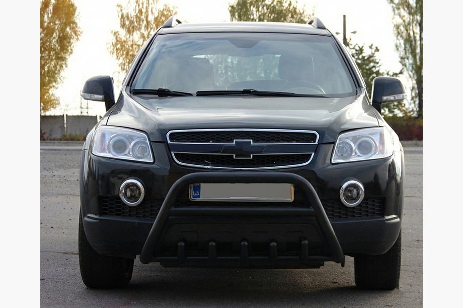 Chevrolet Captiva 2006–2019 Frontbåge WT003 Black (rostfritt stål) Image