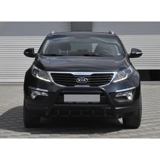 Frontbåge WT003 Black (rostfritt stål) Kia Sportage 2010–2015 foto 3