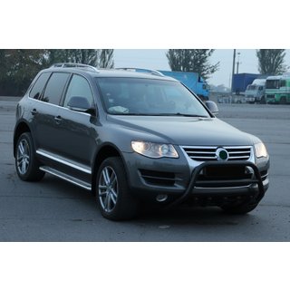 Kängurubåge WT003 Black Special (rostfritt stål) Volkswagen Touareg 2002–2010 foto 3