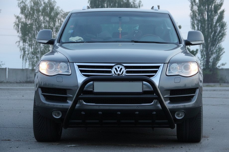 Volkswagen Touareg 2002–2010 Kängurubåge WT003 Black Special (rostfritt stål) Foto 5