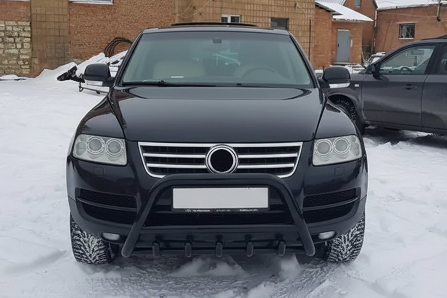 Volkswagen Touareg 2002–2010 Kängurubåge WT003 Black Special (rostfritt stål) Foto 1