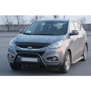 Frontbåge WT003 Black (rostfritt stål) Hyundai IX-35 2010–2015 foto 1