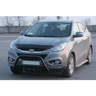 Frontbåge WT003 Black (rostfritt stål) Hyundai IX-35 2010–2015 foto 1