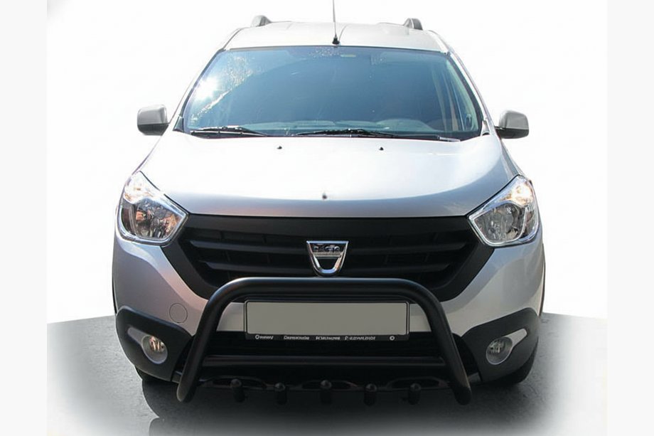 Dacia Dokker 2013–2022 Frontbåge WT003 Black (rostfritt stål) Image