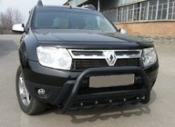 Dacia Duster 2008–2018 Frontbåge med texten WT004 Black (rostfritt stål) foto 1