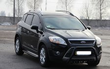 Ford Kuga 2008–2013 Frontbåge WT003 Black (rostfritt stål) foto 3