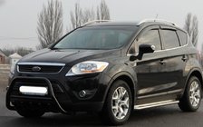Ford Kuga 2008–2013 Frontbåge WT003 Black (rostfritt stål) foto 1