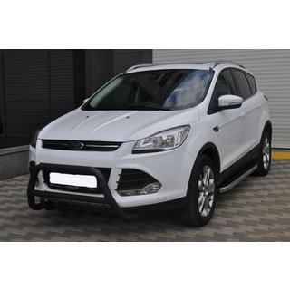 Frontbåge WT003 Black (rostfritt stål) Ford Kuga/Escape 2013–2019 foto 1