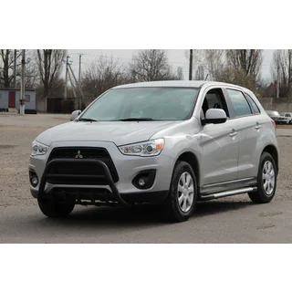 Frontbåge WT003 Black (rostfritt stål) Mitsubishi ASX 2010–2023 foto 3