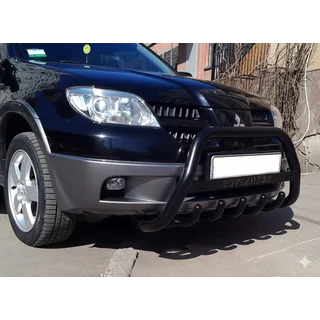 Frontbåge WT004 Black (rostfritt stål) Mitsubishi Outlander 2001–2006 foto 3