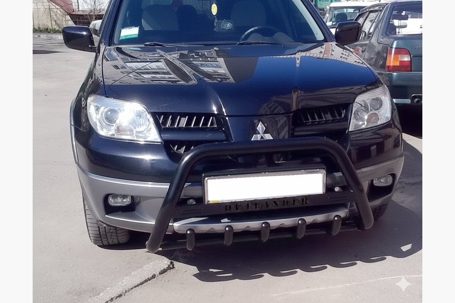 Mitsubishi Outlander 2001–2006 Frontbåge WT004 Black (rostfritt stål) Image