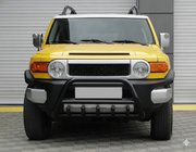 Toyota FJ Cruiser 2006–2022 Frontbåge WT003 Black (rostfritt) foto 1
