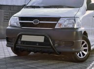 Toyota HiAce Frontbåge WT003 Black (rostfritt) foto 1