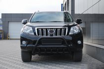 Toyota Land Cruiser Prado 150 2009–2023 Frontbåge WT003 Black (rostfritt) foto 3
