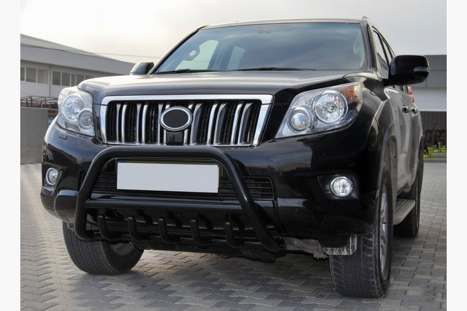 Toyota Land Cruiser Prado 150 2009–2023 Frontbåge WT003 Black (rostfritt) Image