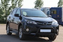 Toyota Rav 4 2013–2018 Frontbåge WT003 Black (rostfritt) foto 5