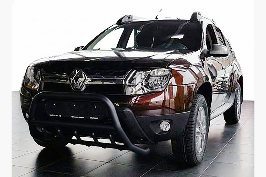 Renault Duster 2008–2017 Kängurubåge utan logo WT003 Black (rostfritt stål) Image
