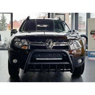 Kängurubåge utan logo WT003 Black (rostfritt stål) Dacia Duster 2008–2018 foto 4