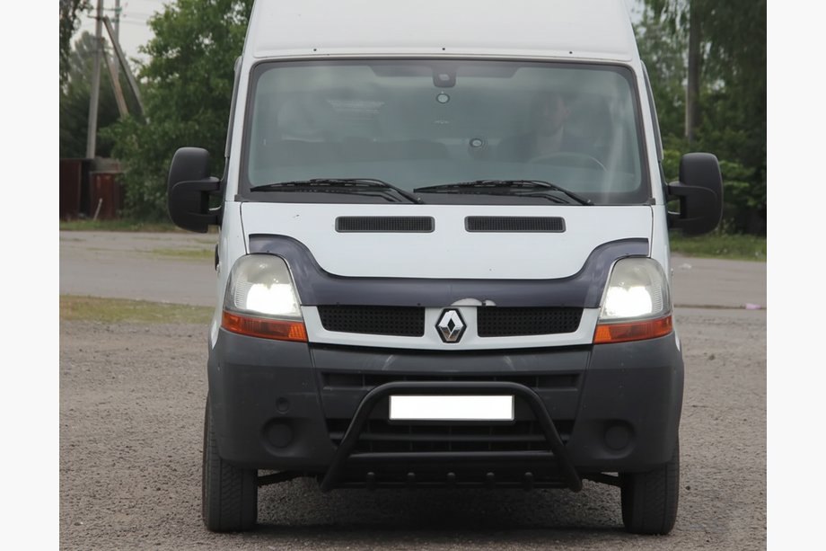 Nissan Interstar 2002–2010 Frontbåge WT003 Black (rostfritt stål) Image