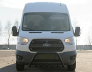 Ford Transit 2014– Frontbåge WT003 Black (rostfritt stål) foto 2