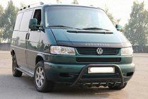 Volkswagen T4 Caravelle/Multivan 1990–2003 Frontbåge WT004 Black (rostfritt stål) foto 1