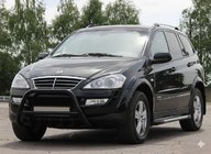 SsangYong Action 2005–2018 Frontbåge WT003 Black (rostfritt) foto 3