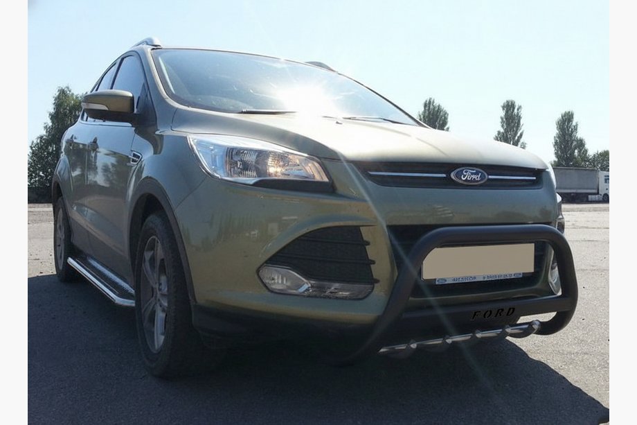 Ford Kuga/Escape 2013–2019 Frontbåge WT004 Black (rostfritt stål) Image