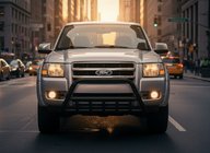 Ford Ranger 2007–2011 Frontbåge WT003 Black (rostfritt) foto 3