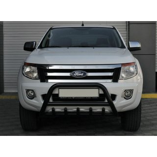 Frontbåge WT003 Black (rostfritt stål) Ford Ranger 2011–2022 foto 1